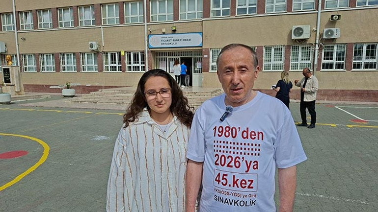 45. kez üniversite sınavına girdi: 'Guinness'e başvuracağım'