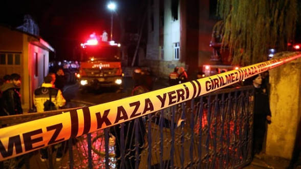 Mermer ocağındaki yangında bir işçi öldü