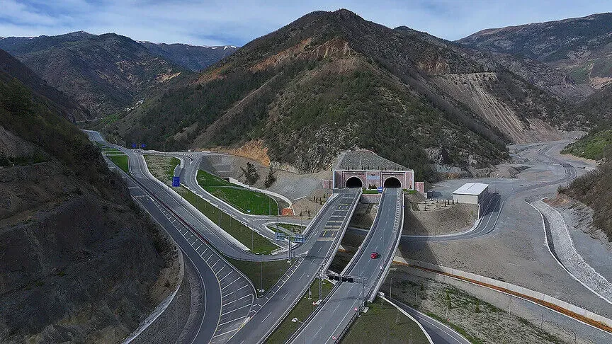 Türkiye'nin en uzun 5 tünelinden açıldıkları günden bu yana 38,7 milyon araç geçti